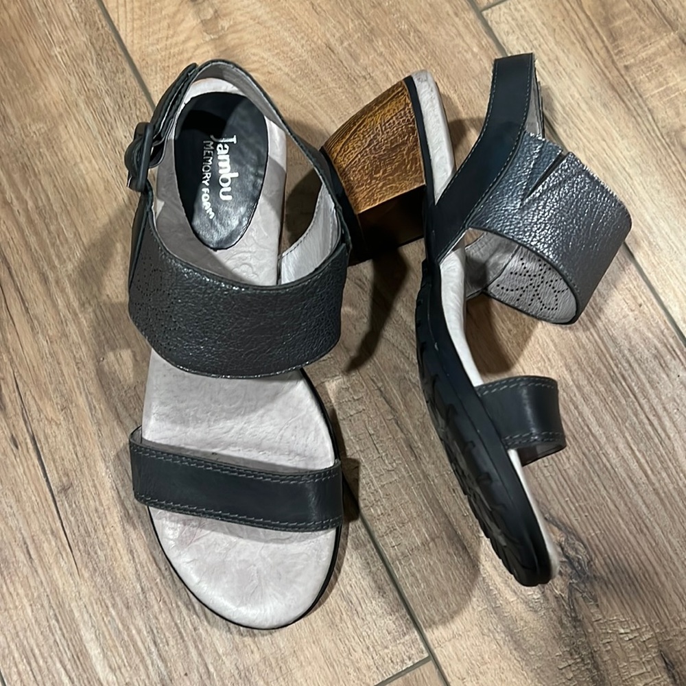 Jambu‎ - “Sunstone” leather heeled sandal, 8